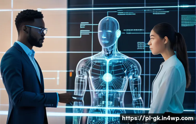 Transformers의 구현 도구 및 라이브러리 - **Prompt 1: Seamless Human-AI Interaction for Natural Language Understanding**
A futuristic, hig...