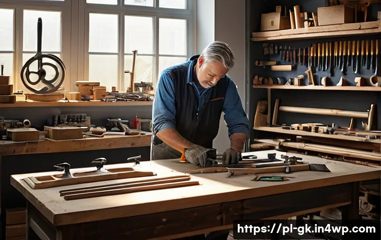 Transformer의 성능 평가를 위한 벤치마크 - **Prompt 1: The Discerning Craftsman Choosing Tools**
A highly detailed, realistic image of a sk...