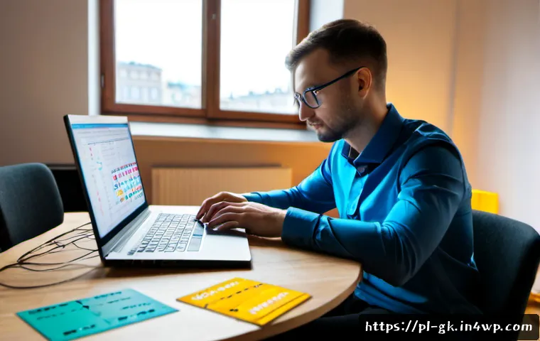 Transformer 아키텍처의 통계적 접근 - Photorealistic modern data science workspace in Warsaw, Poland, showing a focused Polish researcher ...